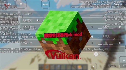 麒麟处理器运行vk mod