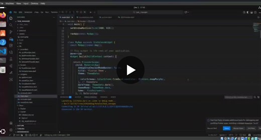 #flutter #riverpod #desktopapp #linux #dart #github #opensource #studentproject #taskmanager | Rokaya Sultana Raka