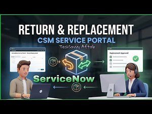 Creating ServiceNow return and replacement portal in CSM 🔥🔥#servicenow #portal #creation #return #ai