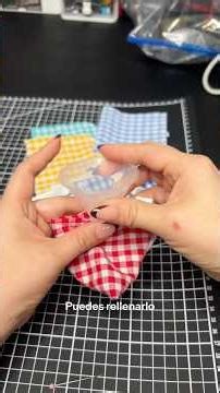 How to make pattern weights with fabric scraps #diy #diylifehacks #sewing #creative sewing