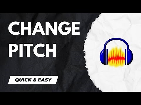 Audacity Tutorial How to Change Pitch in Audacity 2024