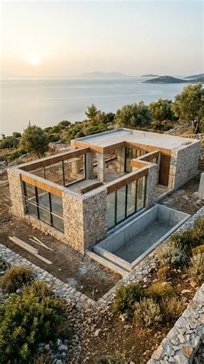 Building a Modern Glass Dream Home