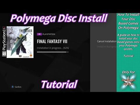 How To Install Your Disc Based Games On Polymega