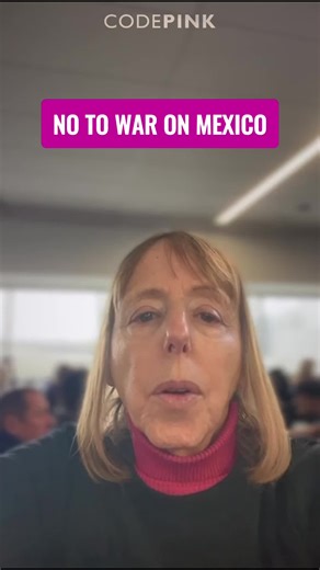 Trump is openly threatening to “start hitting land” inside Mexico, a sovereign nation and a major U.S. ally. This isn’t “tough talk.” It’s a dangerous push toward war in Latin America, recycling the same militarized drug-war logic that has already devastated the region. Mexico’s President Claudia Sheinbaum said it clearly: cooperation yes, intervention no. We reject any U.S. military action in Mexico and any violation of the U.N. Charter. Sovereignty, dignity, and life, not war.