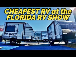 The cheapest RV at the 2025 Florida RV show! 2025 Forest River Aurora 13RDX