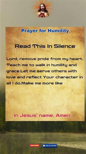 A Short Prayer for Humility | Surrender to God's Will #prayerfortoday #shorts