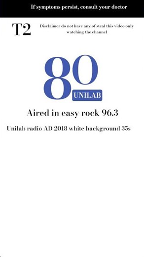 unilab radio AD 2018 white background 35s