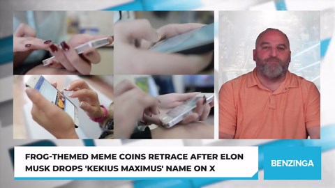Frog-Themed Meme Coins Retrace After Elon Musk Drops 'Kekius Maximus' Name On X