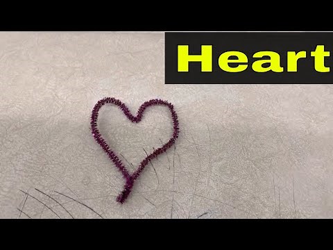 How To Make A Pipe Cleaner Heart-Easy Tutorial