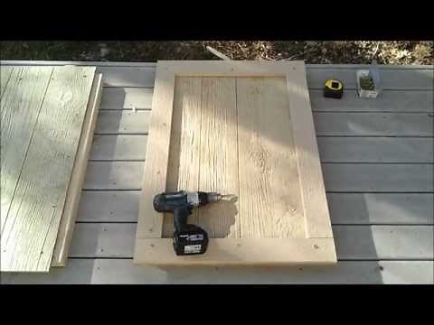6-How to Build a Shed Door - How to Build a Generator Enclosure