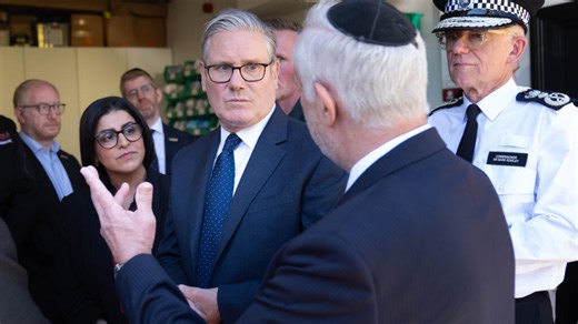 Starmer heckled with ‘Jew harmer’ shouts after London knife attack
