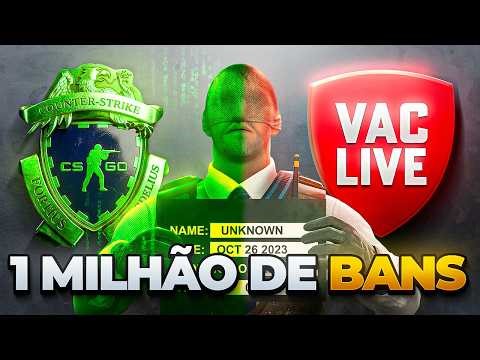 O GRANDE DIA CHEGOU! MAIOR BAN WAVE DA HISTÓRIA DO CS 2 (1 MILHÃO DE CONTAS BANIDAS)