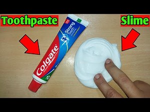 Colgate Toothpaste Slime ASMR l How to make slime with Colgate Toothpaste l Slime With Toothpaste