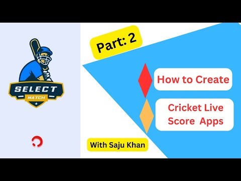 How to Create Cricket Schedule Live Score Apps in android studio Part 2|| Step by Step Tutorial