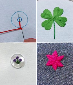 48K views · 233 reactions | Tiny Embroidery Designs for All Skill Levels | Art & Craft | Facebook