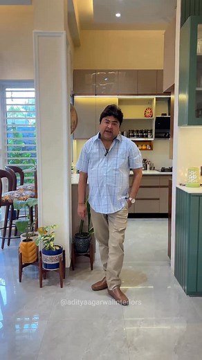 12K views · 507 reactions | Every inch is designed for comfort, functionality, and aesthetics. From smart storage to subtle lighting, this transformation truly defines “a designer’s touch.” Watch till the end to see how beautifully it all came together. . . . . . #kitchenmakeover #interiordesigninspiration #beforeandafterhome #kitchengoals #homeinteriors #designjourney #dreamkitchen #kitchendesign #homestyle #kitchenremodelideas | Urban House Interior | Facebook