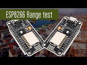 ESP8266 WiFi Range Test 2.4GHz Arduino