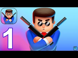Mr Bullet Spy Puzzles - Gameplay Walkthrough Part 1 Classic Chapter 1-4 (iOS, Android Gameplay)