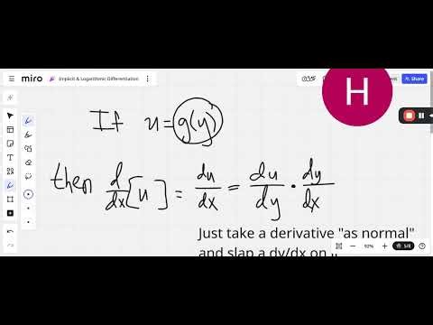 AP Calc BC: AB Review Part 3: Implicit & Logarithmic Differentiation
