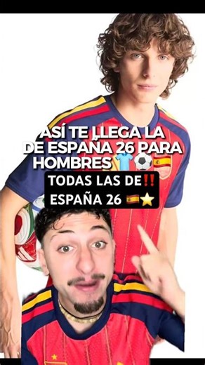 ASÍ TE LLEGARÍA LA NUEVA DE ESPAÑA 😳🇪🇸🔥 CAMISETA VERSION MUJER, CROP, CONJUNTO NIÑOS 2026 👀🏆‼️
