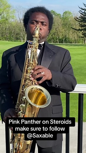 Pink Panther on sterioids #Saxable #Saxophone #pinkpanther #themesong