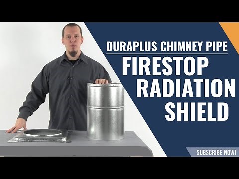 DuraPlus Chimney Pipe - Firestop Radiation Shield