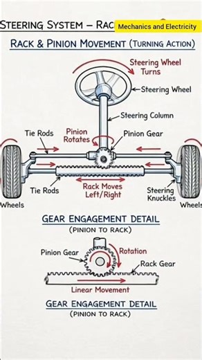 #mechanic steering system works 🚒🚒🚒🔧 #automobile