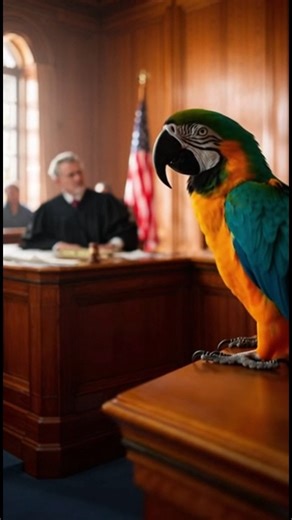 Parrot Claps Back in Court 🦜⚖️ #CourtroomRoasts #SavageParrot #JudgeRoasted | Siren Squawkers