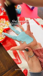 The cutest little sweethearts 🥹❤️ I love a good keepsake craft. This one was perfect to do with my three year old and also my six month old (highly recommend doing feet instead of hands if you’re doing it with a baby) #valentines #craft #handprint #sweethearts #diy | Creative Curiosity
