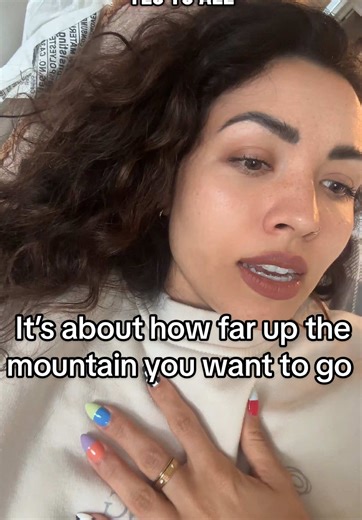 It’s about how far up the mountain you want to go #FYP #ForYou #Encouragement #ChristianGirl #Motivation