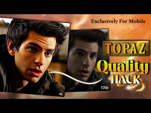 How To Get TOPAZ QUALITY In Your Mobile !? 🤔 | Easiest Way 🎯 | EDIT WITH ME |