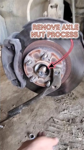 Stuck Axle Nut? Try This Method! #youtube #shorts #try