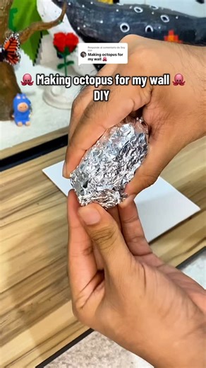 1.8K views · 1.5K reactions | Making octopus for my wall. #tutorial #diy #manualidades #fyp #craft #handmade #homedecor #easycrafts #carboard #øctøpus #octopus #pulpo #sea #searoom #ocean #oceano #papelmache #whaleshark #turtle #shark | Soyjojo | Facebook