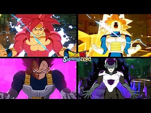 DRAGON BALL: Sparking! Zero(DLC3) - ALL TRANSFORMATIONS & FUSIONS COMPILATION[DAIMA-DBS-DBZ-GT]