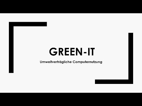 Green IT einfach und kurz erklärt