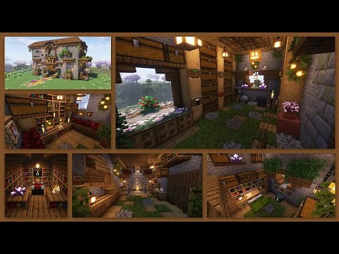 How to Decorate Big Empty House Interior In Minecraft | Build Ideas