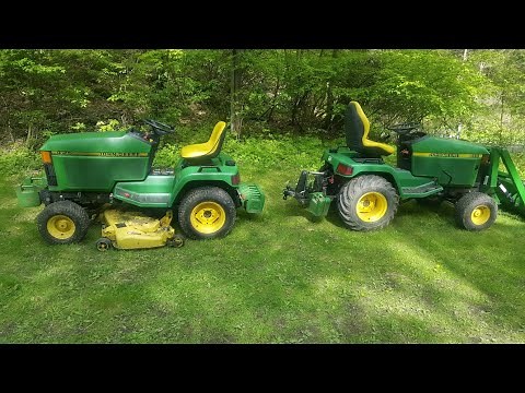 Comparing the John Deere 425 and 445 Garden Tractor Models