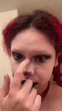 Goth GRWM: Full Makeup Transformation with Voiceover