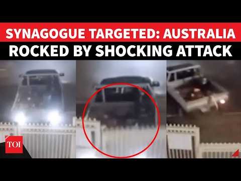Synagogue In Australia Rammed By Car; Shockwaves Across Jewish Community After Bondi Beach Horror