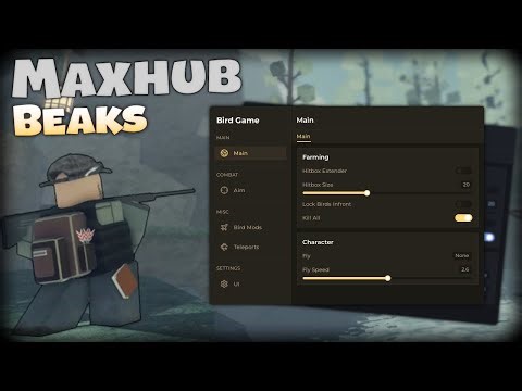 Beaks Script | Autofarm, Freeze Birds, Gun Mods | Maxhub