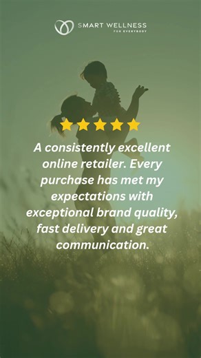 We are grateful for the kind words from Leroy H who shared this wonderful review of his Smart Wellness experience. “A consistently excellent online retailer. Every purchase has met my expectations with exceptional brand quality, fast delivery and great communication.” Thank you Leroy for trusting Smart Wellness with your wellbeing essentials. We are committed to providing reliable products, clear information and service that supports your health journey every step of the way. #SmartWellness #Cus