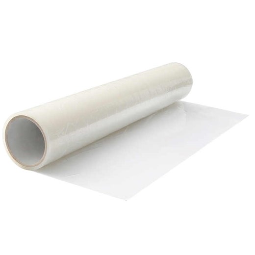 Self-Adhesive Carpet Protection Film, Clear PE, 60/100cm Width, Easy to Remove, for Flooring, Renovation, and Event Covering