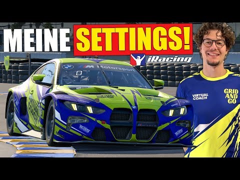iRacing Pro zeigt KOMPLETTE IRACING SETTINGS + Wheelbase und Pedal Settings! (2026 Version)