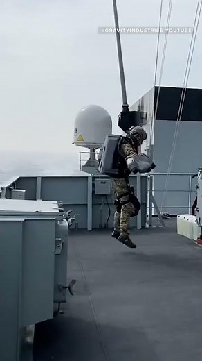 The Royal Marines Gravity Jet Suit in action! (Watch it here)