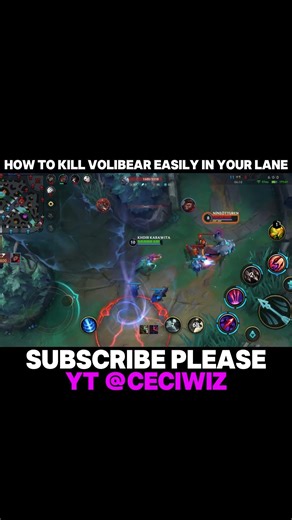 HOW TO KILL VOLIBEAR EASILY IN YOUR LANE - League of Legend : Wilfrift #leagueoflegends