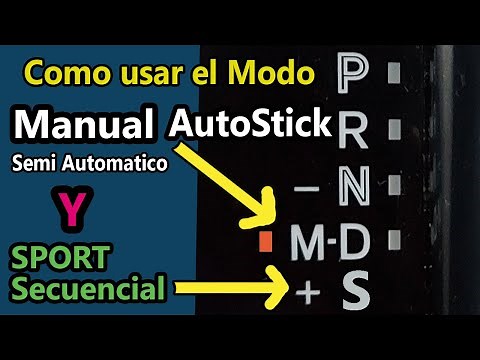 como hacer cambios manuales en carro automatico o camioneta - modo MANUAL SPORT AUTOSTICK SECUENCUAL