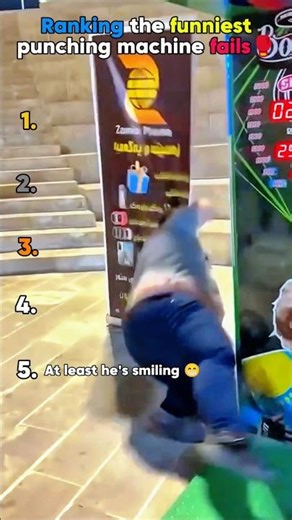 Ranking the funniest punching machine fails 🥊