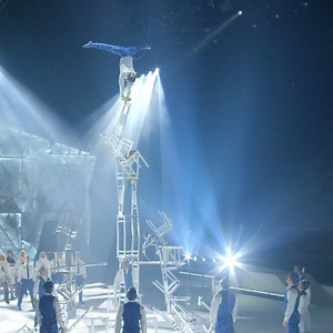 LAST CHANCE: Only two shows remaining for Cirque du Soleil CRYSTAL. Don't miss their first ever on ice performance. ⛸️ You can see them today at 1:30 or 5:00. Tickets 👉 bit.ly/2QIFsvk | INTRUST Bank Arena