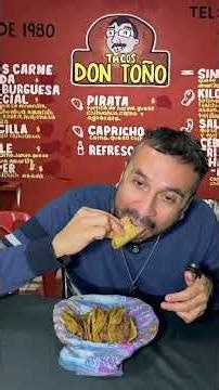 Tacos Don Toño in the Terminal neighborhood of Monterrey #asmr #mukbang