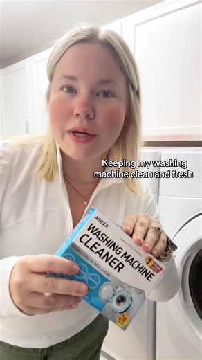 Get rid of the stinky washing machine smells with these pods #washingmachine #washingmachineclean #cleantok #cleanwithme